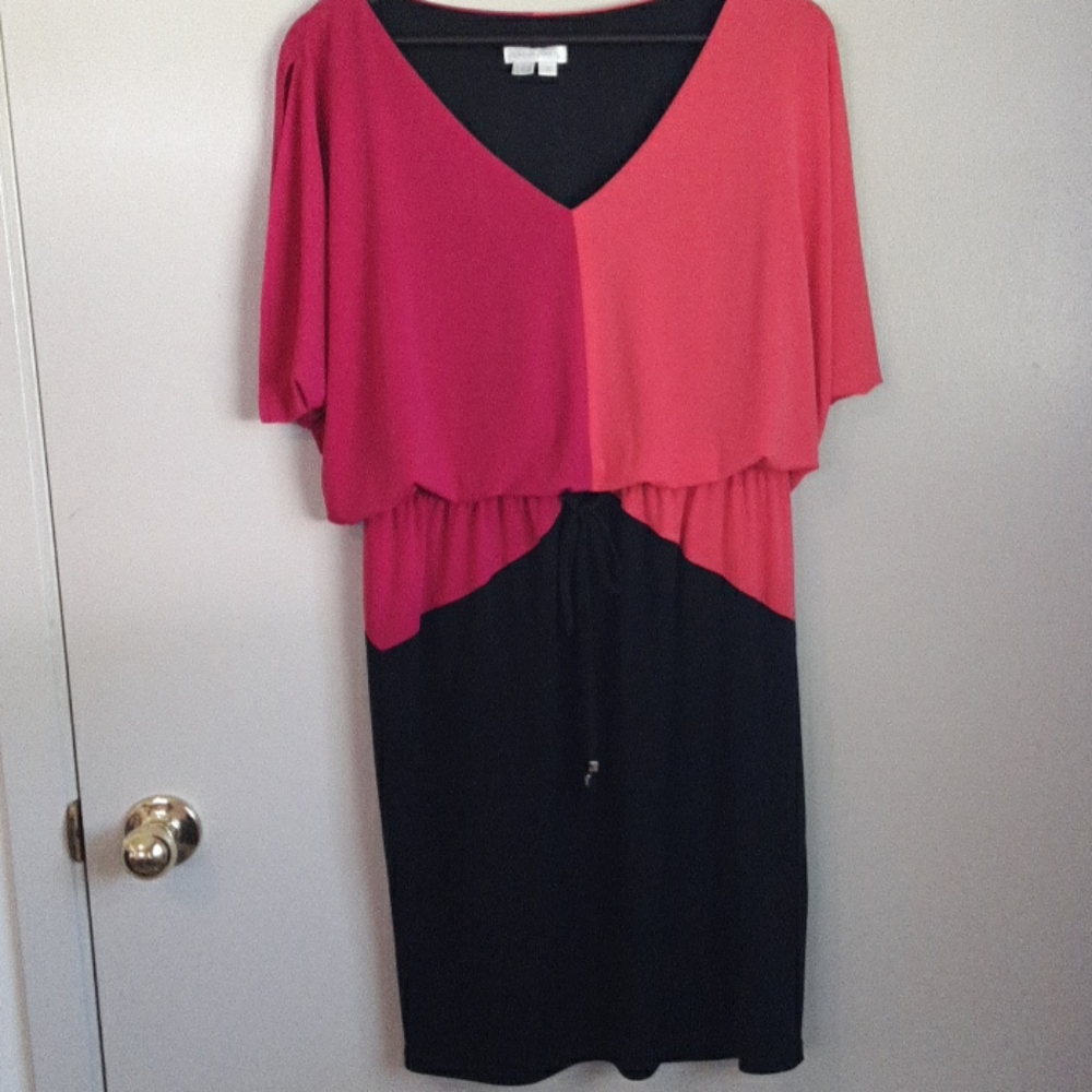 FUN AND FUNKY COLOR BLOCK DRESS